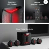 boAt Blitz 2000 Pro with Dynamic RGB LEDs, EQ Modes & Master Remote Control 160 W Bluetooth Home Theatre  (Space Black, 4.1 Channel) - Image 2