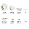 Larah by Borosil Green Leaves Dinner Set - Image 2